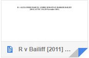 R v Bailiff [2011] ACTSC 214